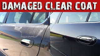 How to repair damaged clear coat AT HOME with SPRAY CANS [upl. by Powers]