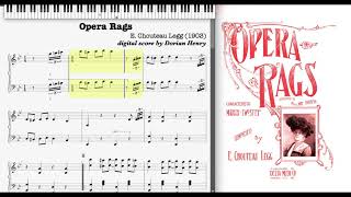 Opera Rags by Chouteau Legg 1903 Ragtime piano [upl. by Dorthea]