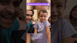 Sharing Shimla Diary🌼 dipikakiduniya minivlog cute baby love family shopping gift cutebaby [upl. by Aramois]