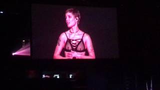 Halsey live at Madison Square Garden emotional speech 081316 [upl. by Swee]