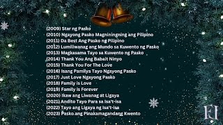 ABSCBN CHRISTMAS STATION ID 2009  2023 NONSTOP PLAYLIST [upl. by Strang769]