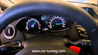 Ford Fiesta 10 EcoBoost 125 HP Stage 1 Dyno speed test [upl. by Ridglee]