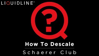 How to Descale a Schaerer Club Coffee Machine  User Guide [upl. by Nereids837]