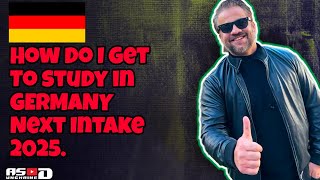 Germany Study Visa  Step by Step Process  2025 Intake [upl. by Mohun]