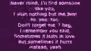 Someone Like You  Adele Lyrics [upl. by Anirbus]