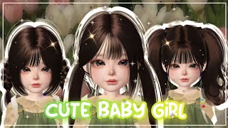 Zepeto Face Tutorial Cute Baby Girl  Oplas Zepeto  Zepeto Baby Girl Face Tutorial [upl. by Aneelas]