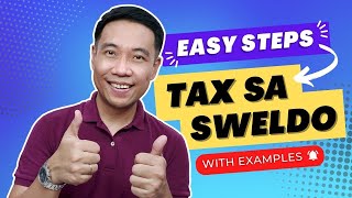 How to Compute Tax on Salary  PAANO MAG COMPUTE NG TAX SA SWELDO [upl. by Alvord]