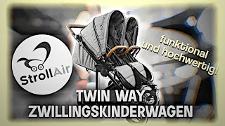 StrollAir  TWIN WAY ZWILLINGSKINDERWAGEN [upl. by Anividul]