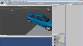 1 Unity3DGameTutorial Entwicklung eines 3DAutorennspiels [upl. by Ewens]