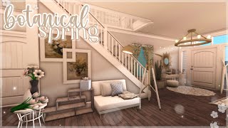 Bloxburg  Botanical Spring Family Home  Roblox  House Build [upl. by Heilman802]