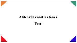 Aldehydes and Ketones TestsOrganic Chemistry Lab [upl. by Mcwilliams460]