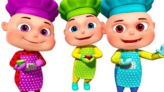 Five Little Babies Baking A Cake  Five Little Babies Collection  Zool Babies Fun Songs [upl. by Ulda279]