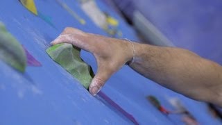 How to Grip Indoor Climbing Holds  Rock Climbing [upl. by Ytoc]