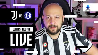 JUVENTUS VS INTER  GETTING PUMPED  LIVE MATCH REACTIONS 💪⚪⚫ [upl. by Eillam]