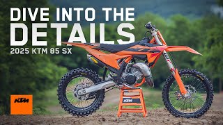 Take a closer look at the 75 new 2025 KTM 85 SX  KTM [upl. by Grote]