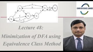 DFA minimization using equivalence theorem  Minimization of DFA  Minimize a DFA  Example  L48 [upl. by Caputo]