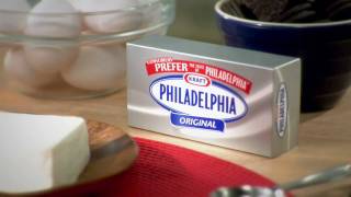 New York Style Cheesecake Recipe  PHILADELPHIA Cream Cheese [upl. by Enelyk]