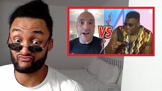 🤣 Tyson Fury LOSES IT in REACTION to Francis Ngannou CALL OUT [upl. by Adli561]