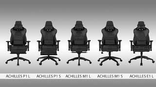 GAMDIAS Achilles Gaming Chairs Comparison P1 M1 and E1 [upl. by Sakul]