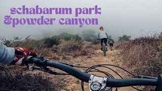 Schabarum Regional Park amp Powder Canyon Mountain Biking [upl. by Nolitta]