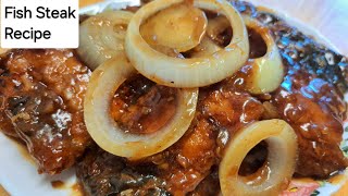 Boneless Bangus Belly steak  Fish Steak Recipe [upl. by Anewor420]