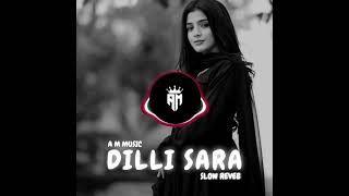 Dilli Sara Slow Reveb Song Use Headphones🎧 [upl. by Tehr]