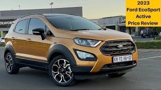 2023 Ford EcoSport Active Price Review  Cost Of Ownership  Practicality  Features  Test Car [upl. by Bertilla5]