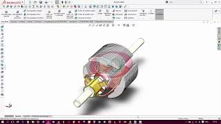 Conception dun Rotor de moteur électrique by Daotech Industries Sénégal [upl. by Lleznol177]