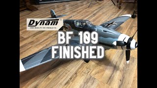 DYNAM BF 109 WARBIRD finished [upl. by Ellenehc]