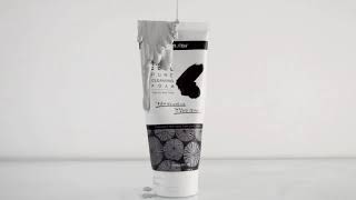 Корейская пенка для умывания лица на основе древесного угля Farm stay Charcoal Pure Cleansing Foam [upl. by Nigem680]