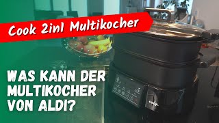 Cook 2in1 Multikocher von Aldi Online im Test [upl. by Shamma211]