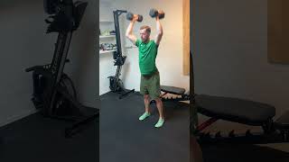 Thrusters with dumbbells  Full Body Exercise [upl. by Kirimia]