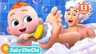 Lets Take a Bath  Bath Song  Fun Bath Time Song  More Baby ChaCha Nursery Rhymes amp Kids Songs [upl. by Ariet86]