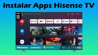 Como instalar aplicaciones en smart TV Hisense [upl. by Ahsayn]