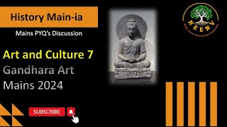 GANDHARA ART  Art and Culture 7  Mains 2016  HISTORY MAINia [upl. by Livesay]