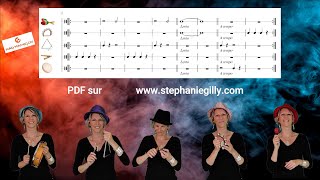 Danse hongroise n°5  BRAHMS  rhythm playalong  MadHameçon [upl. by Jepson]