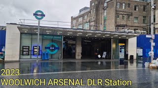 Woolwich Arsenal DLR Station 2023 [upl. by Goldina]