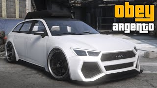 Obey Argento Audi RS6  GTA V Lore Friendly Car Mods  PC [upl. by Earized592]