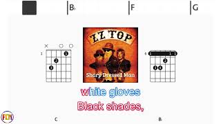 ZZ TOP Sharp Dressed Man FCN GUITAR CHORDS amp LYRICS [upl. by Naylor577]