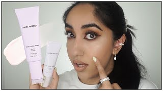 Laura Mercier Pure Canvas Blurring Primer Review  First Impression [upl. by Ahsiekyt]