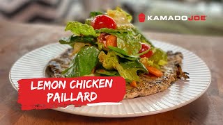 Lemon Chicken Paillard  Chef Eric Recipe [upl. by Ollayos]