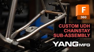 F360 Engineering A Gravel UDH Chainstay Sub Assembly [upl. by Weslee]