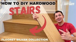 DIY Hardwood Flooring on Stairs– Flooret Silvan Line [upl. by Ranjiv]