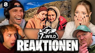 Am Limit 😨 ALLE Reaktionen der Teilnehmer auf Folge 8 7 vs Wild  Crashed [upl. by Julienne]