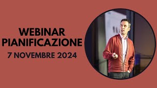 Come Pianificare al Meglio il 2025  Webinar Gratuito [upl. by Orgel320]