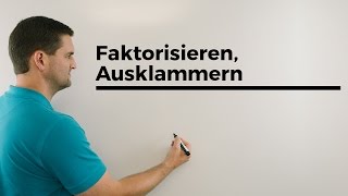 Nullstellen Faktorisieren Ausklammern  Mathe by Daniel Jung [upl. by Gean]