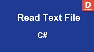 C Read Text File [upl. by Atnoled735]