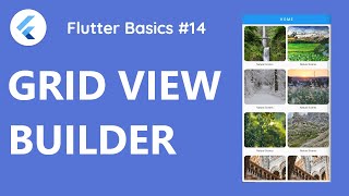 Flutter Basics  13  How to use Grid View builder [upl. by Trofmoc77]