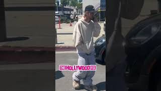 Justin Bieber Is Asked About Kissing Jaden Smith At Coachella amp Divorcing Hailey Bieber In WeHo CA [upl. by Eetnod]