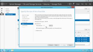 Storage Spaces  Part 3  Create a Storage Space Virtual Disk [upl. by Aisats]